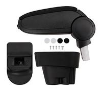vidaXL Reposabrazos para Coche ABS Negro 12x36x(33,5-48) cm