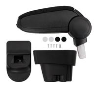 vidaXL Reposabrazos para Coche ABS Negro 12x36x(33,5-48) cm