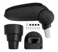 vidaXL Reposabrazos para Coche ABS Negro 15,5x32x(41-54) cm