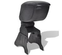 vidaXL Reposabrazos Universal para Coche Negro Apoyabrazos Accesorio Automovil