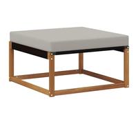 vidaXL Reposapiés de Exterior Madera de Acacia Sólida Natural, Muebles de Balcón, Estilo Moderno al Aire Libre