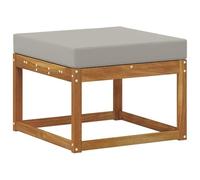 vidaXL Reposapiés de Exterior Madera de Acacia Sólida Natural, Muebles de balcón, Madera de Acacia Moderna, diseño Duradero Resistente a la Intemperie, Uso Exterior versátil