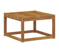 vidaXL Reposapiés de Exterior Madera de Acacia Sólida Natural, Muebles de balcón, Madera de Acacia Moderna, diseño Duradero Resistente a la Intemperie, Uso Exterior versátil