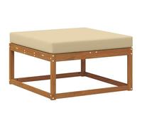 vidaXL Reposapiés de Exterior Madera de Acacia Sólida Natural, Muebles Modernos para jardín y balcón, diseño Modular al Aire Libre, seccional Duradero y Flexible.