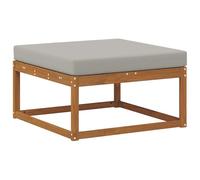 vidaXL Reposapiés de Exterior Madera de Acacia Sólida Natural, Muebles Modernos para jardín y balcón, diseño Modular al Aire Libre, seccional Duradero y Flexible.