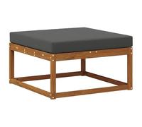 vidaXL Reposapiés de Exterior Madera de Acacia Sólida Natural, Muebles Modernos para jardín y balcón, diseño Modular al Aire Libre, seccional Duradero y Flexible.