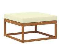 vidaXL Reposapiés de Exterior Madera de Acacia Sólida Natural, Muebles Modernos para jardín y balcón, diseño Modular al Aire Libre, seccional Duradero y Flexible.