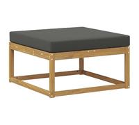 vidaXL Reposapiés de Exterior Poliéster Blanco, Muebles Modernos para jardín y balcón, diseño Modular al Aire Libre, seccional Duradero y Flexible.