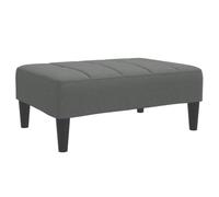 vidaXL Reposapiés de Tela Gris Oscuro 77x55x31 cm