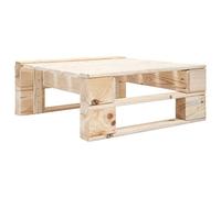 vidaXL Reposapiés Paleta de jardín Madera FSC