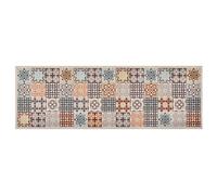 vidaXL Revera Alfombra de cocina lavable Mosaico de colores 45 x 150 cm