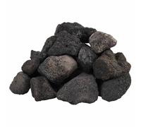 vidaXL Rocas Volcánicas, Piedras de Pecera, Piedras Decorativas para Acuario Tanque, Rocas para Paisajes Submarinos, Negras 10 kg 5-8 cm