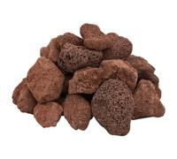 vidaXL Rocas volcánicas para acuario – Piedras decorativas rojas 10 kg 5-8 cm