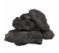 vidaXL Rocas Volcánicas, Piedras de Pecera, Piedras Decorativas para Acuario Tanque, Rocas para Paisajes Submarinos, Negras 10 kg 10-30 cm
