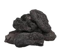 vidaXL Rocas Volcánicas, Piedras para Fondo de Acuario Pecera, Rocas de Lava Decorativas, Piedras para Peces de Tanque, Negras 10 kg 10-30 cm