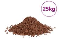 vidaXL Rocas volcánicas rojas 10 kg 5-8 mm
