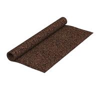 vidaXL Rollo de Corcho Engomado Hoja para Colgar Fotos Tablón para Oficina Escuela y Hogar Tablero para Suelos y Paredes 100x200 cm 2 mm