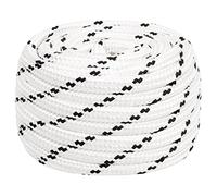 vidaXL Rollo de Cuerda de Barco Trenzada línea poliéster 6 mmx50 m