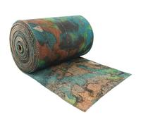 vidaXL Rollo de Yute Camuflaje 25 x 10000 cm, Rollos de Yute Resistentes, Tela Beige, Material ecológico, Lino rústico, Suministros creativos para Decorar