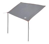 vidaXL Ropa Camping Lona Exterior Gris y Naranja 300 x 240cm - Es Resistente al Agua, Transpirable y aguanta Todo lo Que necesites para Tus días de Camping. Tiene un Cierre con Cremallera Que es IDE