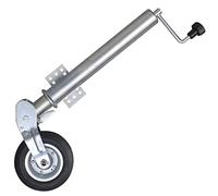 vidaXL Rueda de Gato de Remolque de Servicio Pesado, Accesorio para Coche Caravana, Control de Ruedas, Remolque Telescópico, 60 mm