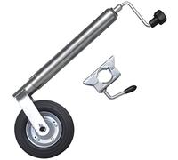 vidaXL Rueda jockey de remolque 48 mm con abrazadera – accesorio para coche y caravana