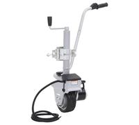 vidaXL Rueda Jockey Motorizada para Remolques y Caravanas Freno 12 V 350 W