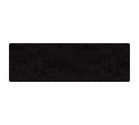 vidaXL Runner de Alfombra Negro 50 x 200 cm, Alfombrillas para Pasillo, diseño Antideslizante, Estilo Moderno, Suave en Interiores, Ideal para Zonas concurridas