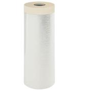 VidaXL - Sábana de succión con cinta adhesiva, 12 unidades, 240 x 2000 cm, HDPE, lámina adhesiva, cubierta antipolvo autoadhesiva, protección impermeable para bricolaje, fácil instalación, fuerte