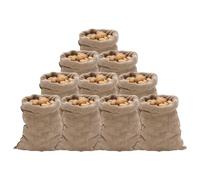 vidaXL Sacos de Yute 10 Unidades 60x105 cm 100% Yute 220 g/m²