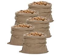 vidaXL Sacos de Yute 5 Unidades 100x110 cm 100% Yute 340 g/m²