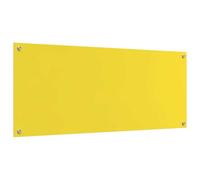 vidaXL Escritorio Amarillo Moderno | Diseño de Acrílico 120 X 50 cm Tamaño Ideal para Espacios Pequeños Fácil de Limpiar Muebles de Oficina Compacto Durable Espacio de Trabajo en Casa Estudio Contempo