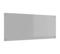 vidaXL Salpicadero de Cocina Gris Claro 120 x 50 cm Vidrio Templado, Salpicadero de Vidrio Moderno, Resistente al Calor, diseño Estiloso, instalación fácil para tu Cocina