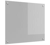 vidaXL Salpicadero de Cocina Gris Claro 70 x 60 cm Vidrio Templado, Salpicadero de Vidrio Moderno, Resistente al Calor, diseño Estiloso, instalación fácil para tu Cocina