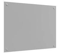 Salpicadero de Cocina vidaXL Moderno Gris Claro | Vidrio Templado Duradero Resistente al Calor y Fácil de Limpiar Rectangular 80X50Cm Perfecto para Uso Interior Decoración Cubierta de Pared Estilosa