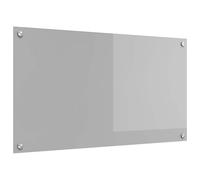 vidaXL Salpicadero de Cocina Gris Claro 90 x 50 cm Vidrio Templado, Parte Trasera de Cocina Moderna, Escudo de Vidrio Resistente al Calor, Mejora Elegante del Espacio culinario, Panel Protector Minim