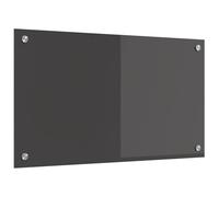 vidaXL Fondo de Cocina Gris Oscuro 70x40x0,6 cm Vidrio Templado