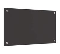vidaXL Fondo de Cocina Gris Oscuro 70x40x0,6 cm Vidrio Templado
