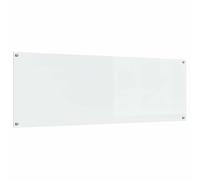vidaXL Salpicadero de Cocina Transparente 120 x 40 cm Vidrio Templado, Diseño Elegante de Cocina, Resistente Vidrio para Salpicaduras, Toque Moderno, fácil de Instalar y actualizar