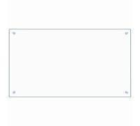 vidaXL Protector contra Salpicaduras Cocina Vidrio Templado 90x50cm Protección Herramientas Accesorios Protección Grasa al Cocinar Fiable Práctico