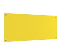 vidaXL Escritorio Amarillo Moderno | Diseño de Acrílico 120 X 50 cm Tamaño Ideal para Espacios Pequeños Fácil de Limpiar Muebles de Oficina Compacto Durable Espacio de Trabajo en Casa Estudio Contempo