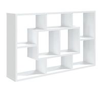 vidaXL Scaffale a Parete Bianco 85x16x52,5 cm in Legno Multistrato