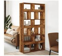 vidaxl Separador de ambientes madera envejecida 100x33x187,5 cm