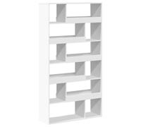 vidaXL Separador de ambientes Madera de ingeniería blanco 100×33×187,5 cm