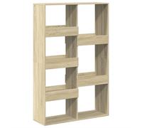 vidaXL Separador de ambientes Madera Roble Sonoma 100x33x155,5 cm, Separador de ambientes, Separador de Dormitorio, Separador de librería