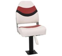 vidaXL Set de Asientos Plegables para Barco 2 uds con Respaldo Alto, Silla de Barco, Asiento de Barco de capitán, Silla de Barco Plegable
