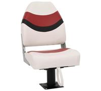 vidaXL Set de Asientos Plegables para Barco 2 uds con Respaldo Alto, Silla de Barco, Asiento de Barco de capitán, Silla de Barco Plegable
