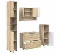 vidaXL Set de baño Mueble de Almacenamiento Solución Moderna y Chula para el Hogar
