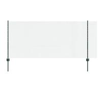 vidaXL Set de Cerca de Alambre Soldado | Valla de Jardín de Metal Resistente a UV, Duradera, de 50 x 1m para Uso Exterior, Barrera de Terraza, Panel de Acero Personalizable, Límite Impermeable de Se