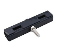 vidaXL Set de Conectores en U para Jardín, 10 Piezas, Acero Galvanizado, Antracita, Clip para Panel de Doble Barra, Conector Resistente para Cercado de Jardín y Patio